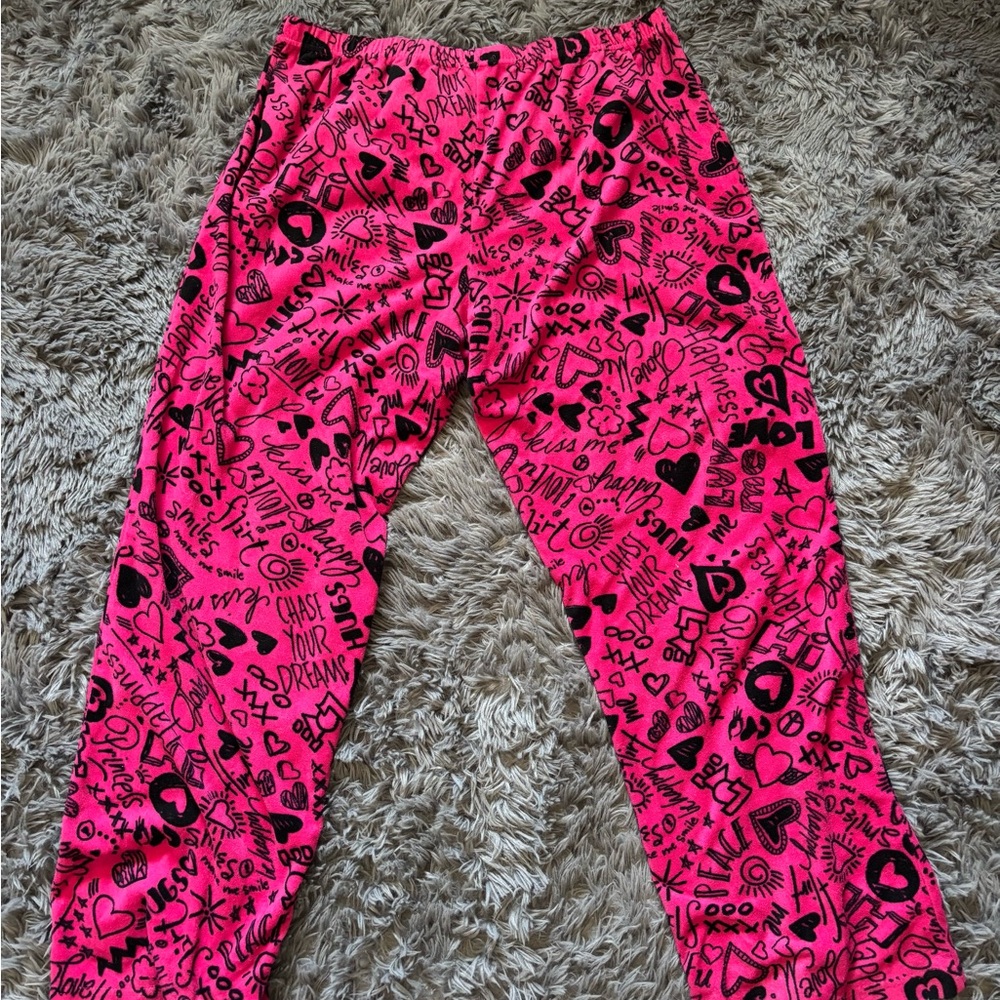🩷Pink Graphic Pajama Pants🩷
